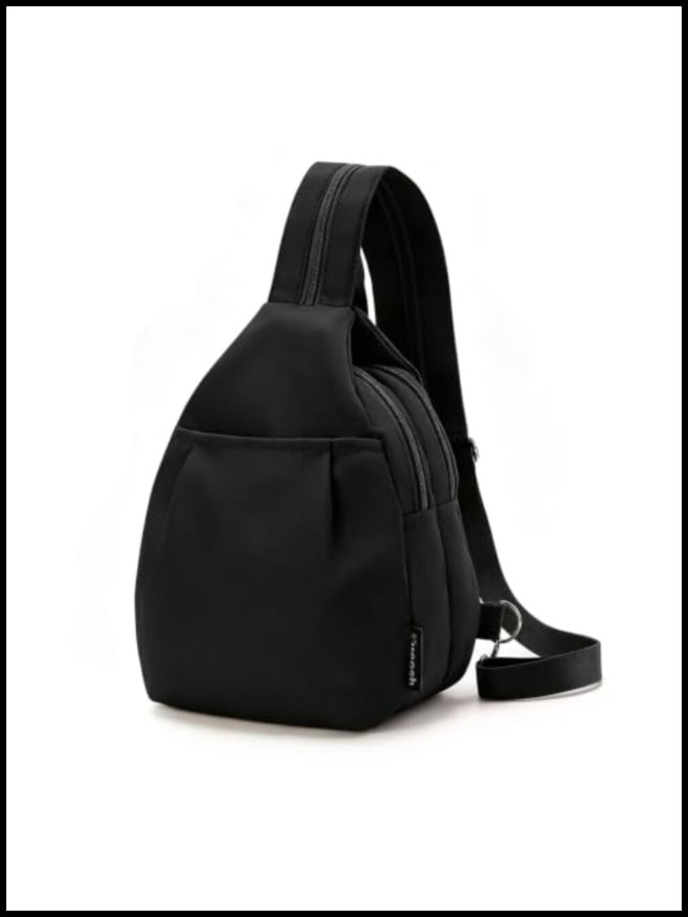 Anti-Theft Multi-Pocket Crossbody Sling Bag Nylon Travel Daypack